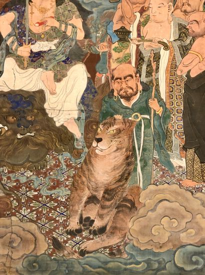 Japon, XVIIIe siècle,



Encre et couleurs...