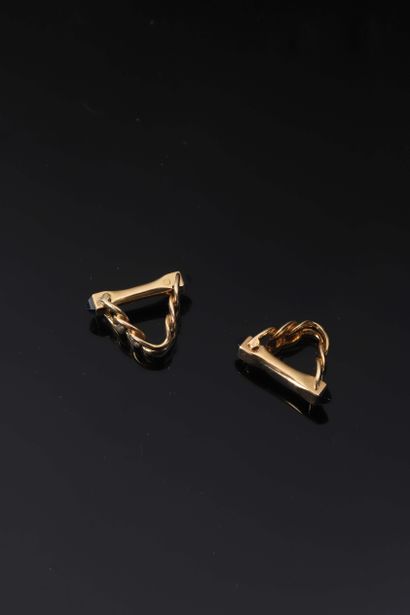 Att. à Boucheron. Paire de boutons de manchette...