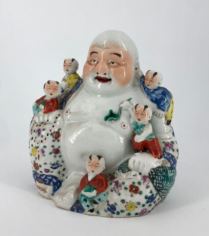 China, 20th century,



Buddhai with five...