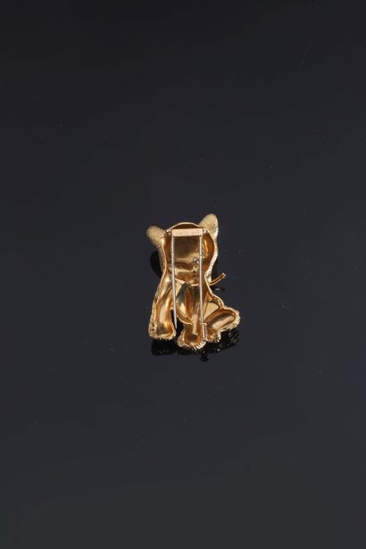 VCA. Ca 1970.

Broche figurant un lionceau...