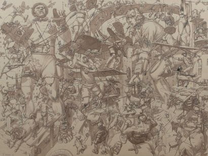 Nebojsa BEZANIC (1964)

Scène de guerre fantastique,...