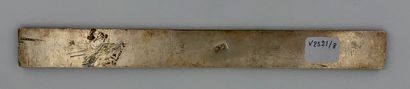 Poids de calligraphe en argent, à décor en...