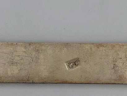 Poids de calligraphe en argent, à décor en...