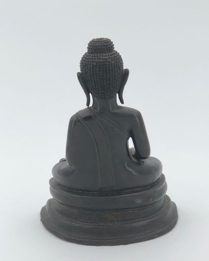Bronze subject with brown patina, representing...