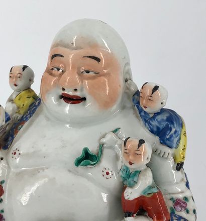 China, 20th century,



Buddhai with five...