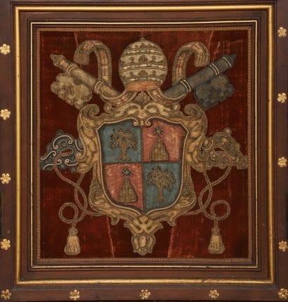 Paravent en acajou du XIXème siècle composé...