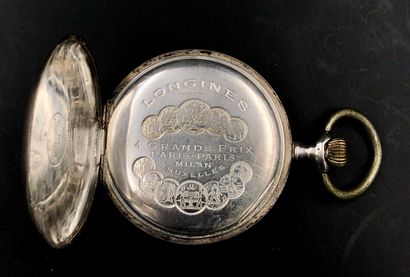 LONGINES
Montre de poche régulateur à cache-poussière...