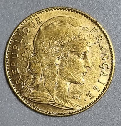 FRANCE
Lot de 18 pièces de 20F or:
- 10 pièces...