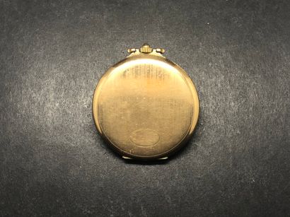 Montre de gousset, le boîtier en métal doré,...