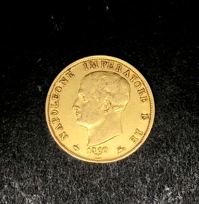 ITALIE
Une pièce de 40L Napoleone Imperatore
1810...