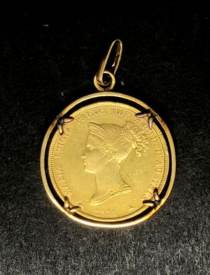 Pièce de 40 Lire Maria Luigia 1815 cerclée...