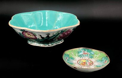 Chine, époque Tongzhi (1861-1875)
Lot comprenant...