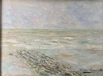 Marie-Antoinette MARCOTTE (1869 - 1929) 
Paysage...