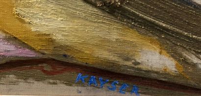 Eska KAYSER (1936-)
La tache jaune
Toile,...