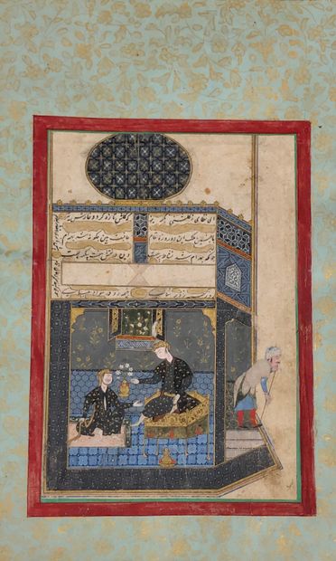 Bahrâm Gûr et la princesse indienne dans...