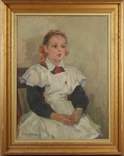 Elena SKOUINE (1908-1986)
Jeune-fille au...