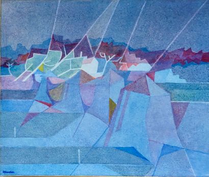 Jean-Pierre FAUCHER
La plage de Saint Palais
Toile,...