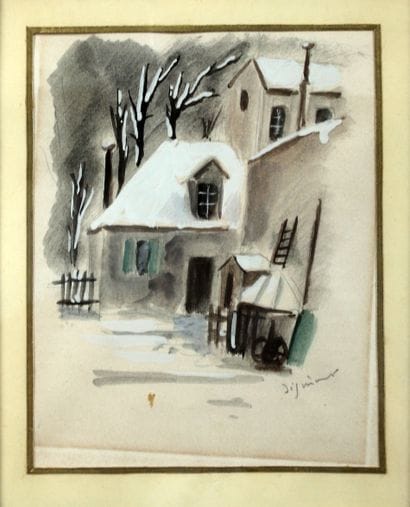 André DIGNIMONT (1891-1965)
Les toits enneigés
Illustration...