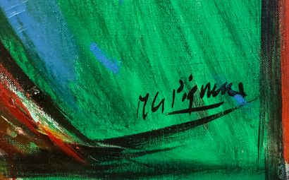 Guy PEQUEUX (1942 - 2021)
Eté dans le Berry
Toile,...
