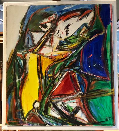 Guy PEQUEUX (1942 - 2021)
Eté dans le Berry
Toile,...