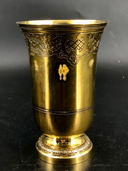 BOIN-TABURET à Paris 
Grande timbale tulipe...