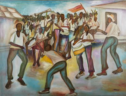 ECOLE HAITIENNE DU XXème SIECLE
WEBSSA (?)
Musiciens
Toile...