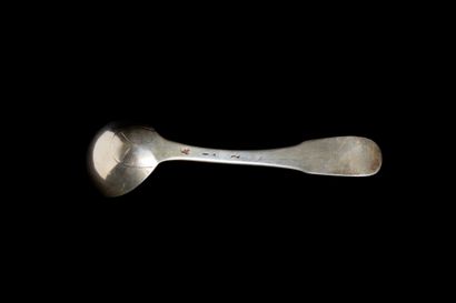 Cuiller en argent uniplat, modèle queue de...