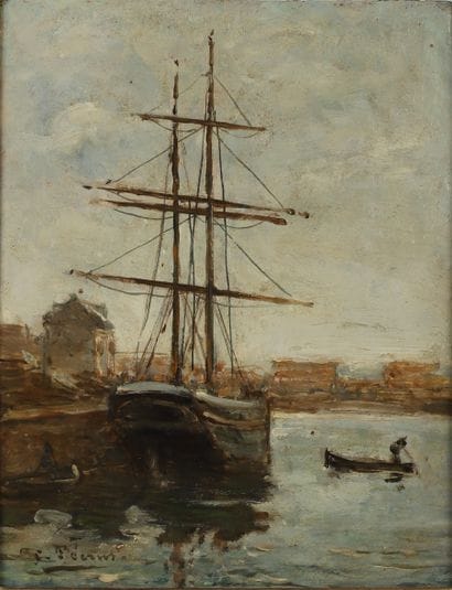 Charles François PÉCRUS (1826-1907)
Voilier...