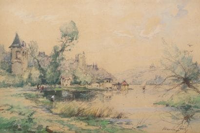 Maurice LÉVIS (1860-1940)
Pêcheurs près d'un...