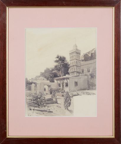 LANOS HENRI (1859-1929) 
Sidi Abderhaman...