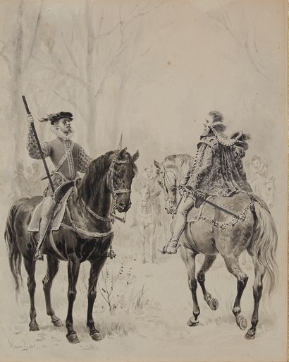 MAURICE LELOIR (1851-1940) 
