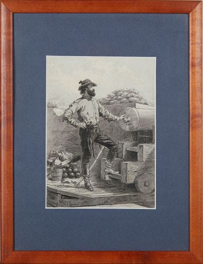 ADRIEN MARIE (1848-1891) 
GARIBALDI in 1840:...