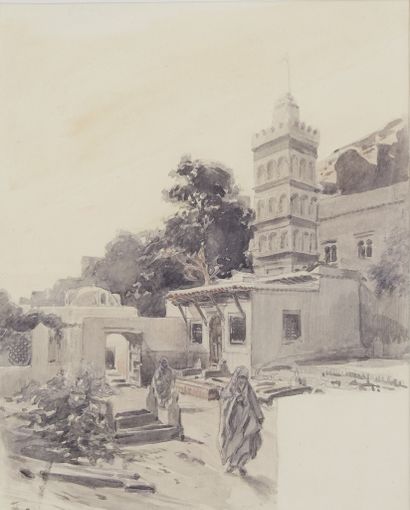 LANOS HENRI (1859-1929) 
Sidi Abderhaman...