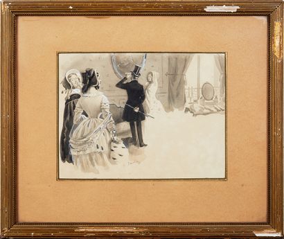 Georges JORDIC (1876-1915) 
Visiting Marie...