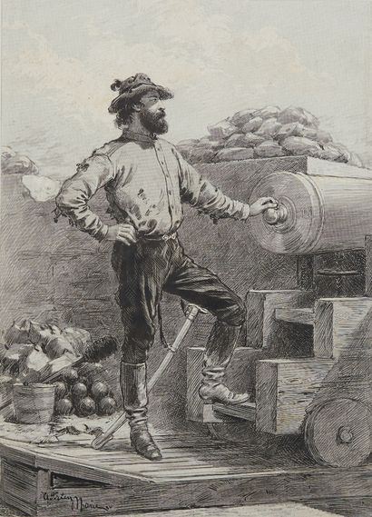 ADRIEN MARIE (1848-1891) 
GARIBALDI in 1840:...
