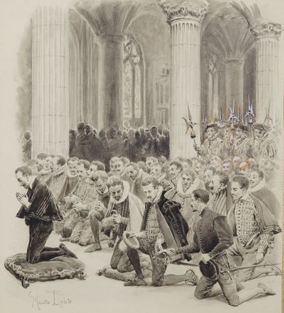 MAURICE LELOIR (1851-1940) 
