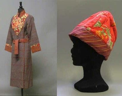 KENZO JAP, circa 1975
MANTEAU croisé mi-mollets...