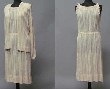 HERMES Sport, circa 1975
ROBE en tricot fantaisie...
