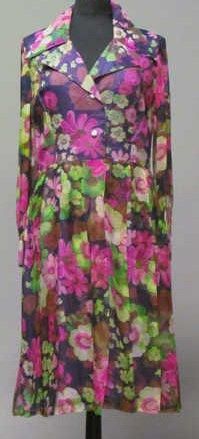 SCHIAPARELLI, circa 1960
ROBE en mousseline...