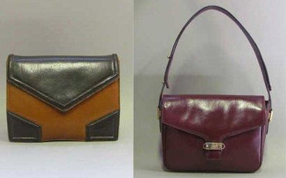 Yves SAINT LAURENT, LANVIN
POCHETTE à rabat...