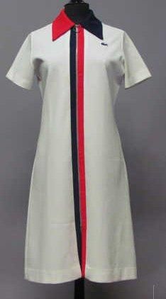 Chemise LACOSTE, circa 1975
ROBE de tennis...