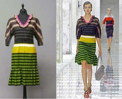 PRADA (printemps-été 2011, look 23)
ROBE...