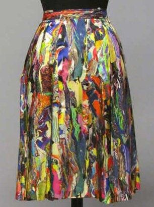 Dries VAN NOTEN, circa 2008
JUPE plissée...