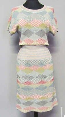 MISSONI
ROBE en tricot de coton mélangé façonné...