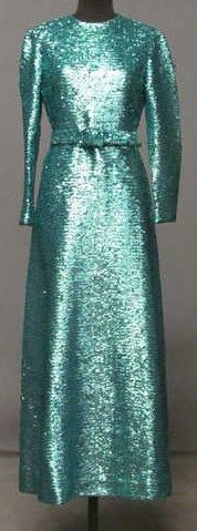 ANONYME, circa 1968/72
ROBE du soir entièrement...