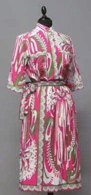 Emilio PUCCI, circa 1980
ENSEMBLE en voile...