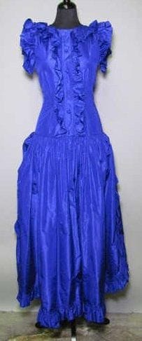 Michel GOMA, circa 1978
ROBE du SOIR en taffetas...