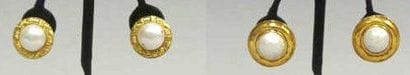 CHANEL
Lot comprenant DEUX PAIRES de CLIPS...