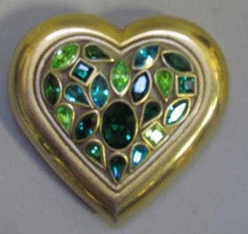 Yves SAINT LAURENT, circa 1990
POUDRIER 'coeur'...