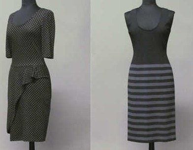 PRADA, Emporio ARMANI
ROBE près du corps...